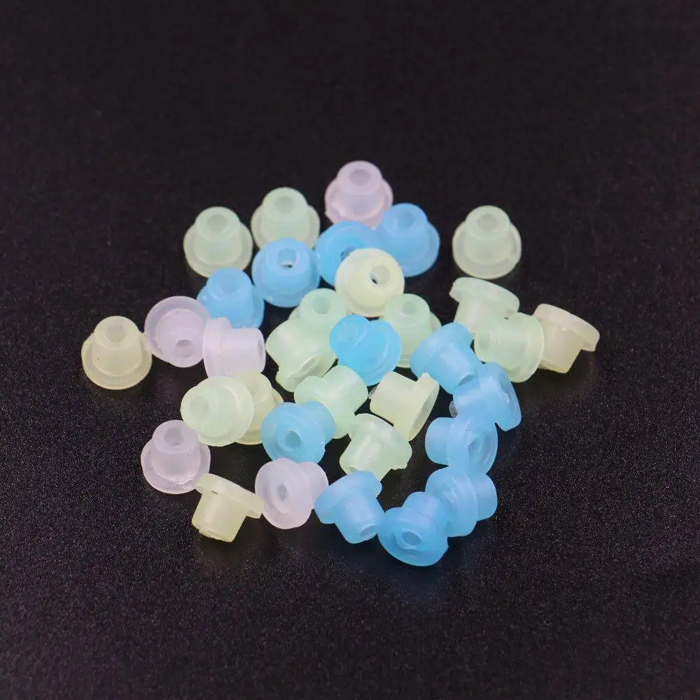 200 шт. разноцветные новые резиновые втулки для татуировок разных цветов набор