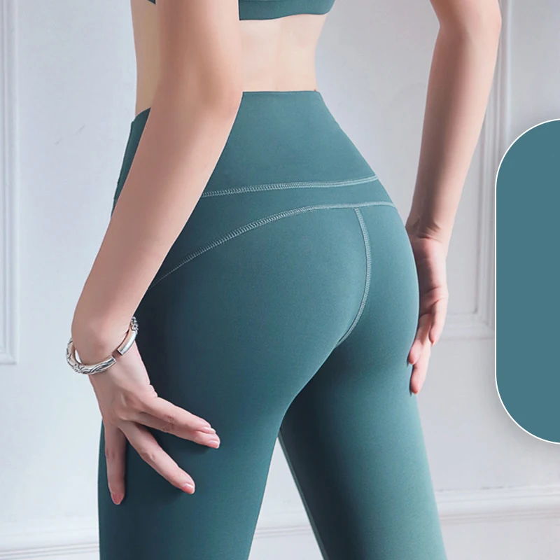 OCQBI женские брюки для занятий йогой и спортом, леггинсы для бега, спортивные эластичные леггинсы для фитнеса, Бесшовные женские Леггинсы для йоги, сексуальные леггинсы с высокой талией