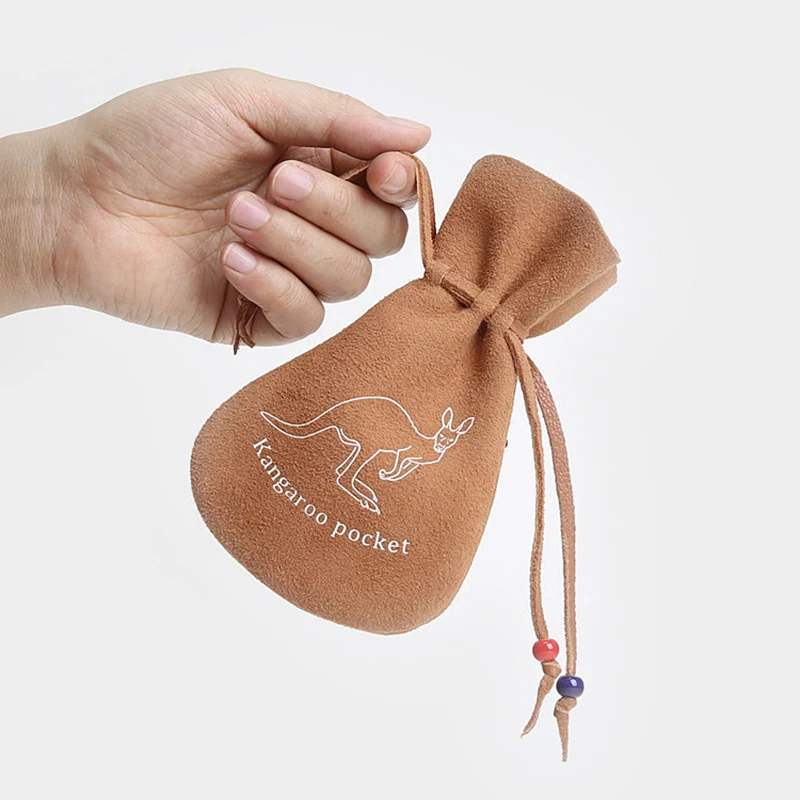

Ladies Small Wallet Suede Leather Coin Purse Vintage Handmade Goatskin Coin Purse Small Waist Bag Storage Bag Small Pouch Wallet