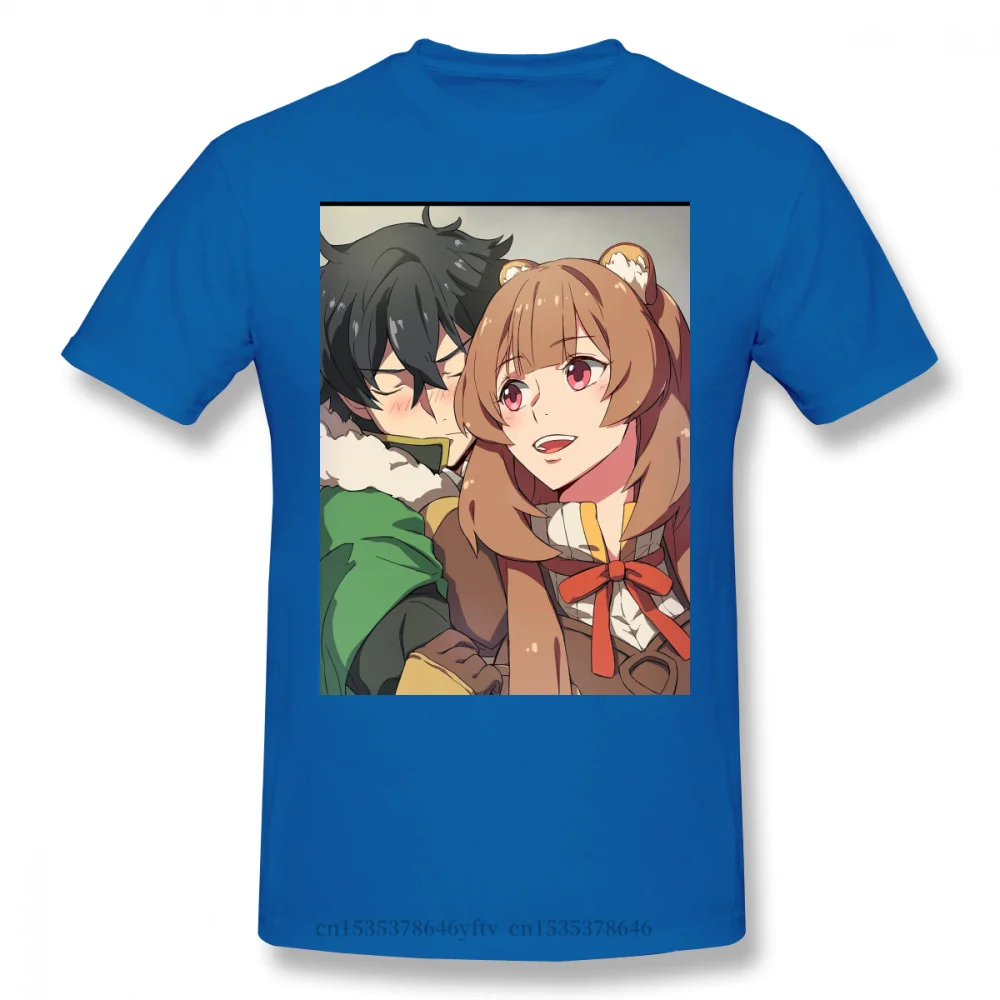 

2021 Leisure Fashion cotton T-shirt Clothing The Rising of the Shield Hero Filo Anime Red Naofumi Raphtalia Short Sleeve