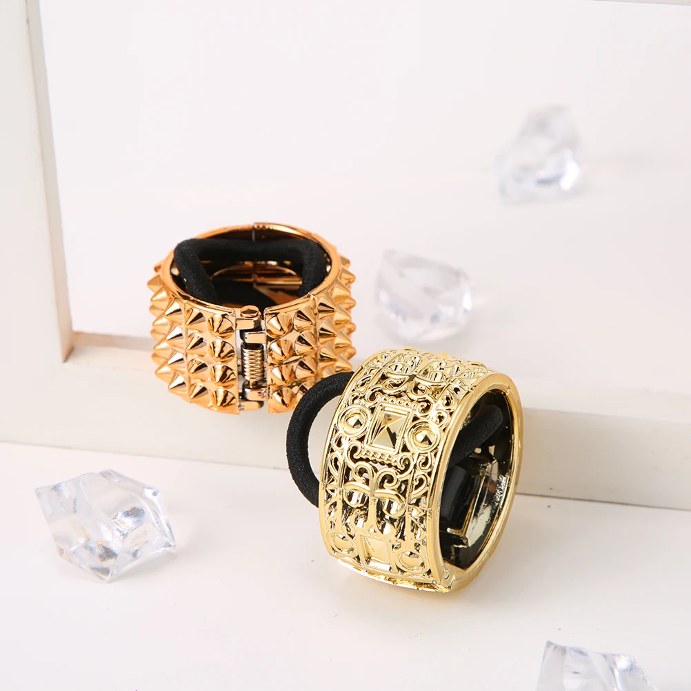 Женская эластичная резинка для волос в стиле панк аксессуары индивидуальное