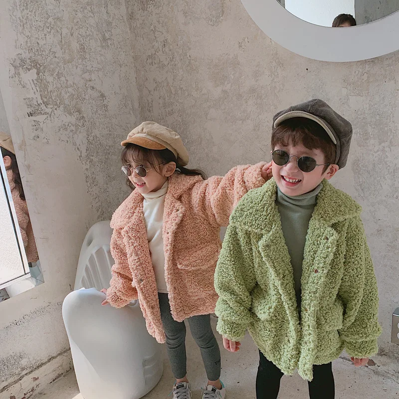 Пальто WLG для маленьких мальчиков и девочек осенне зимняя плотная верхняя одежда