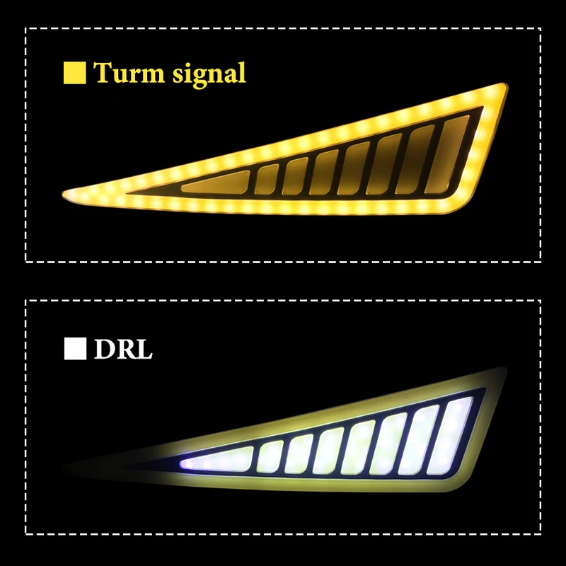 LYMOYO 2 шт. drl Дневной ходовой светильник eagle eye cob Светодиодные Автомобильные лампы белого цвета с желтым поворотом автомобильный сигнальный согревающий светильник автомобильный Стайлинг 12 В
