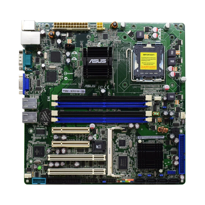 Для ASUS P5BV M/RS100 E5 775 Серверная система двойной гигабитный LAN DDR2 море паук Мягкая