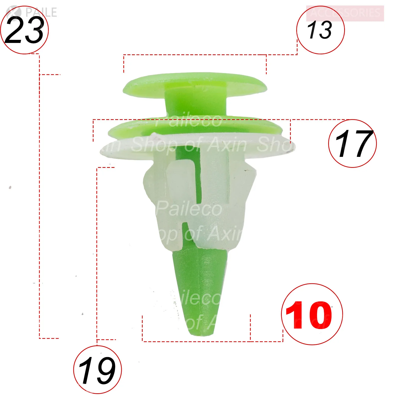 20 шт. 10 мм ATV аксессуары для мотоциклов нейлоновая обтекатель отделка панель Крепеж заклепки для Honda Yamaha Suzuki Kawasaki