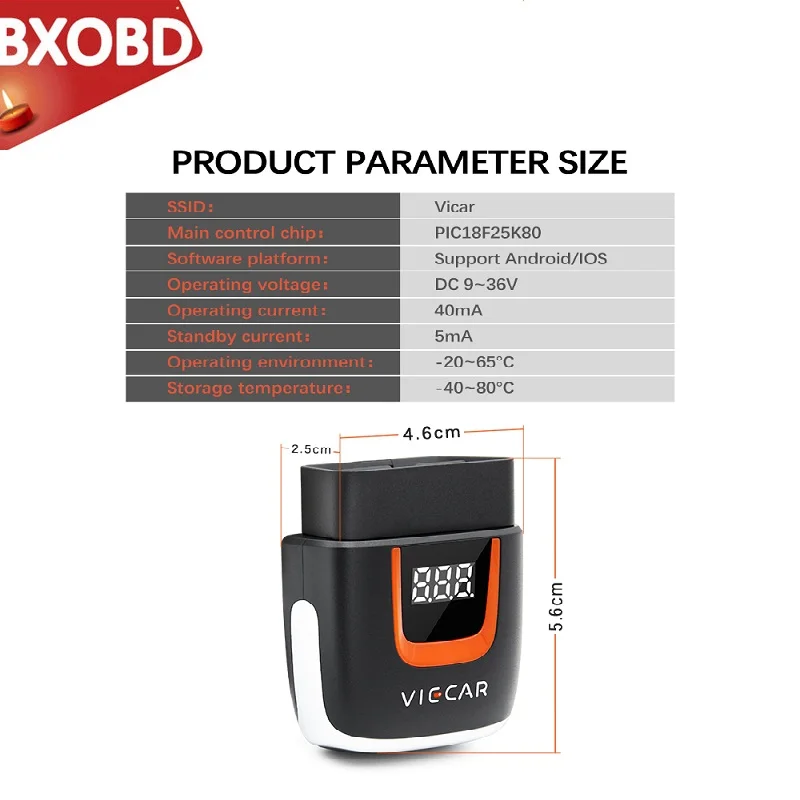 Viecar ELM327 V2.2 лучше чем v1.5 считыватель кодов WIFI Bluetooth 4 0 USB сканер для Android/IOS OBD2