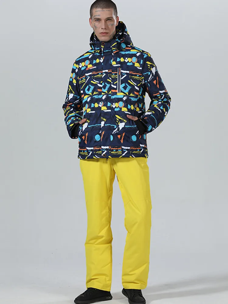горнолыжный костюм мужской，сноуборд，лыжный мужской，куртка мужская зимняя，
