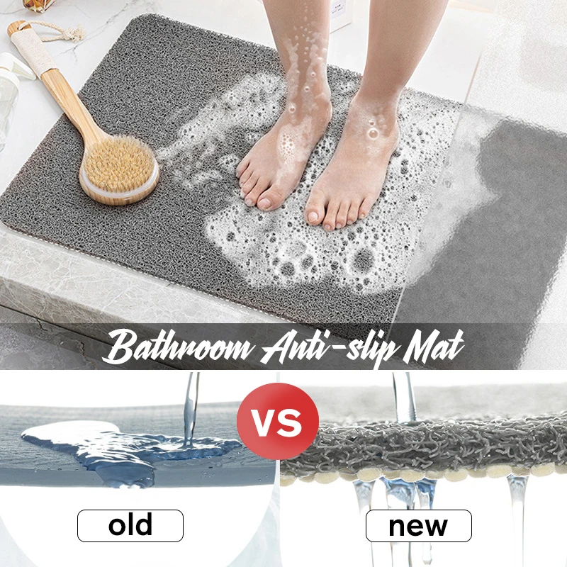 mircrofiber non slip bath mats with anti moldy sucker bathroom carpets rugs soft toilet floor rugs waterproof shower bath mat free global shipping