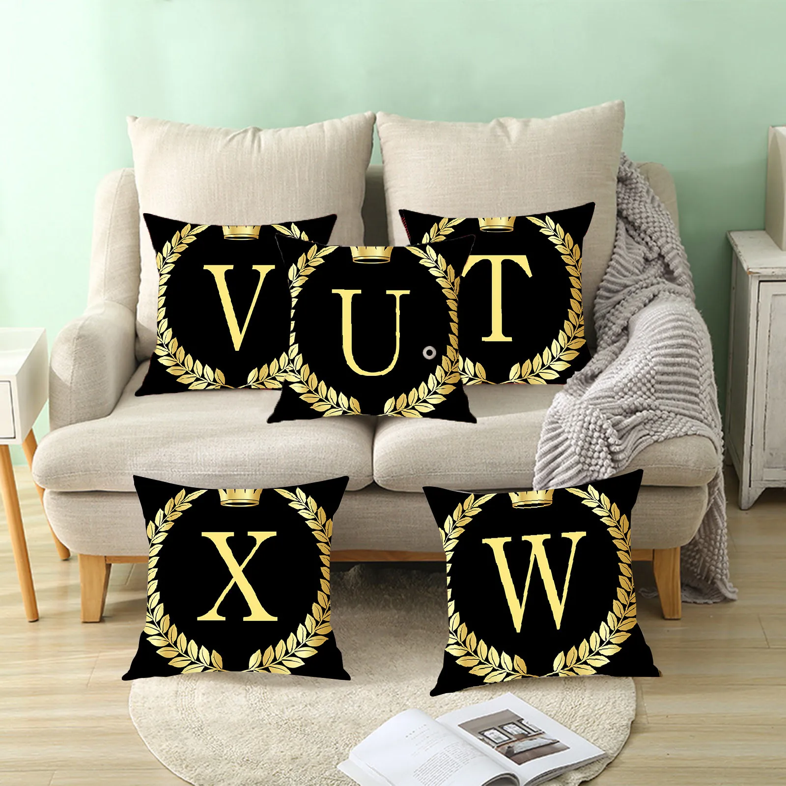 Подушки с английскими буквами ПИЧ скин наволочки для подушек дома подушка