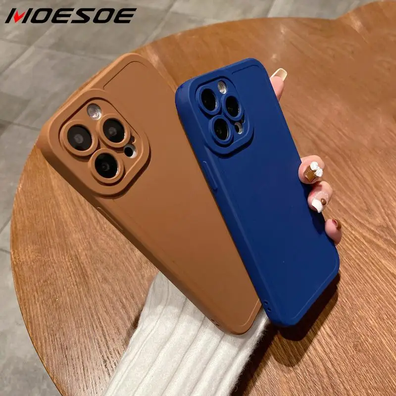 

Мягкий силиконовый чехол для iPhone 13 12 11 Pro XS Max XR X 8 7 Plus SE 2020, противоударный защитный чехол для камеры iPhone 13 Pro