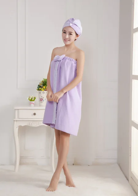 Набор полотенец из микрофибры модная кружевная юбка с оборкой на груди