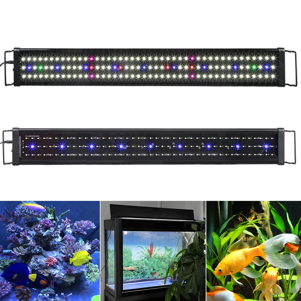 30/45/60 см водонепроницаемый светодиодный светильник для аквариума Погружной