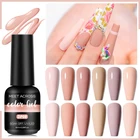 Встречаются по всей 8 мл, нюдовый для ногтей нюдовой коллекции Гель-лак Цвет гель длительный гибридный шаговый двигатель для база лаки для ногтей замочить от УФ-светодиодный DIY гель лак для ногтей