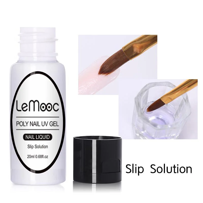 LEMOOC 20 мл УФ гель против скольжения решение для лак ногтей жидкость акрил