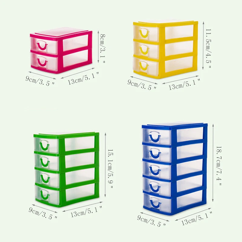 

Multifunctional Desktop Finishing Box Plastic Drawer Storage Box Jewelry Office Stationery Compartment Cabinet Storage Organizer