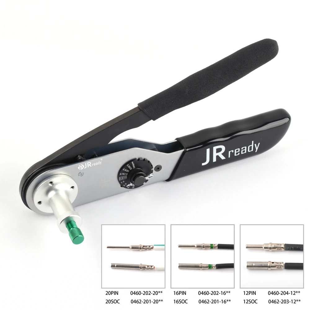 JRready JRD HDT 48 обжимной инструмент 12 22AWG для Deutsch # 16 20 твердые контакты работают с