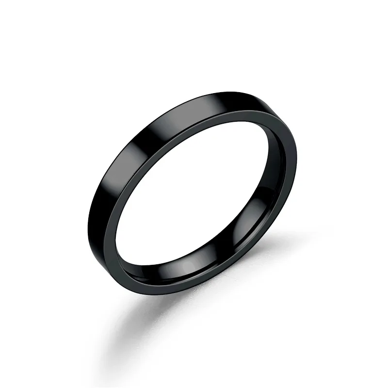 

Titanium steel ring fashion jewelry golden black men's girl ring ring titanium steel personality ring men's ring