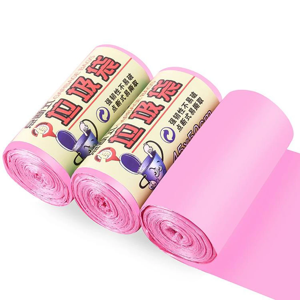 

Plastic Garbage bag 50*45cm 9.68*17.71inch One-time Black Blue Purple Pink