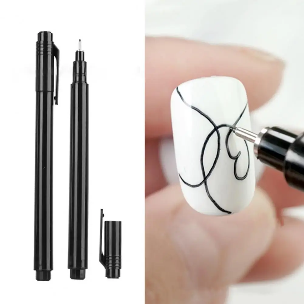 

3Pcs/Set Nail Graffiti Pen Precisely Painting Quick Dry Lightweight Art Liner Brush Drawing Abstract Polish Pen for Female