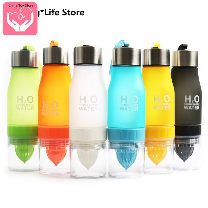

New Sports Plastic Round Water Cup Portable Rope Outdoor Climbing Sports Water Bottle for Kids Baby Cup