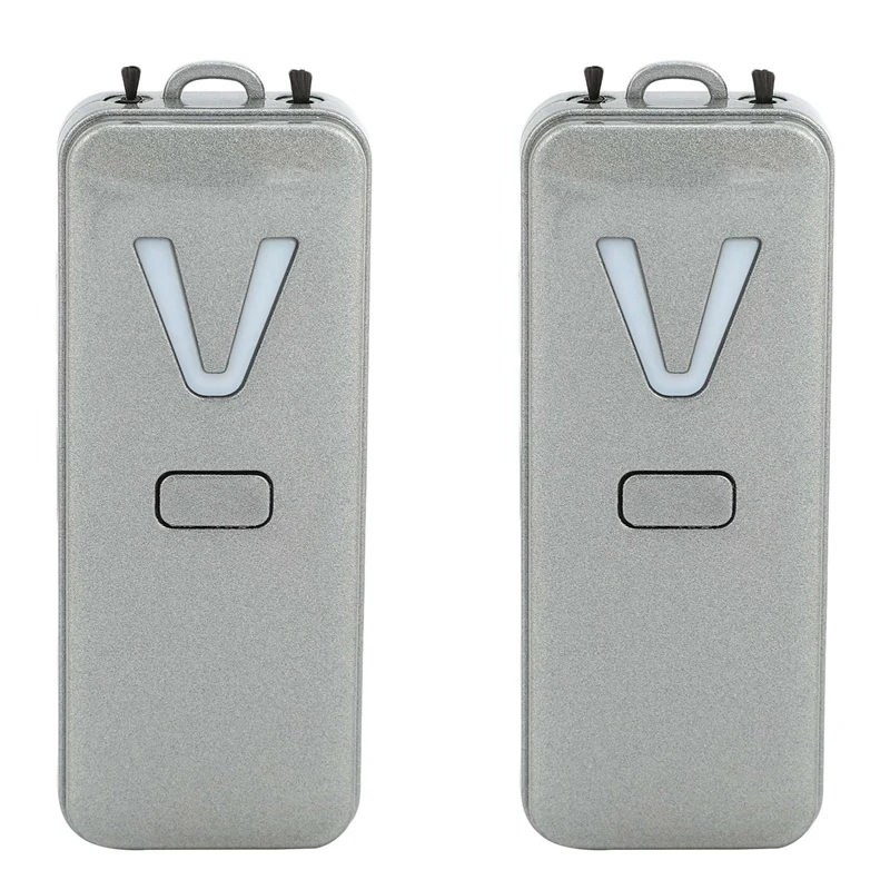 

2X Personal Wearable Air Purifier Necklace Mini Portable Air Freshener Ionizer Negative Ion Generator Silver