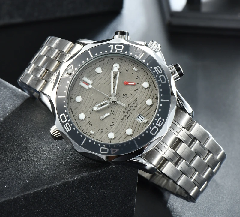 

Watches Mens 2021 Top Brand Luxury Casual Steel Quartz Men's Watch Business Clock Male Sport Waterproof Date Chronograph