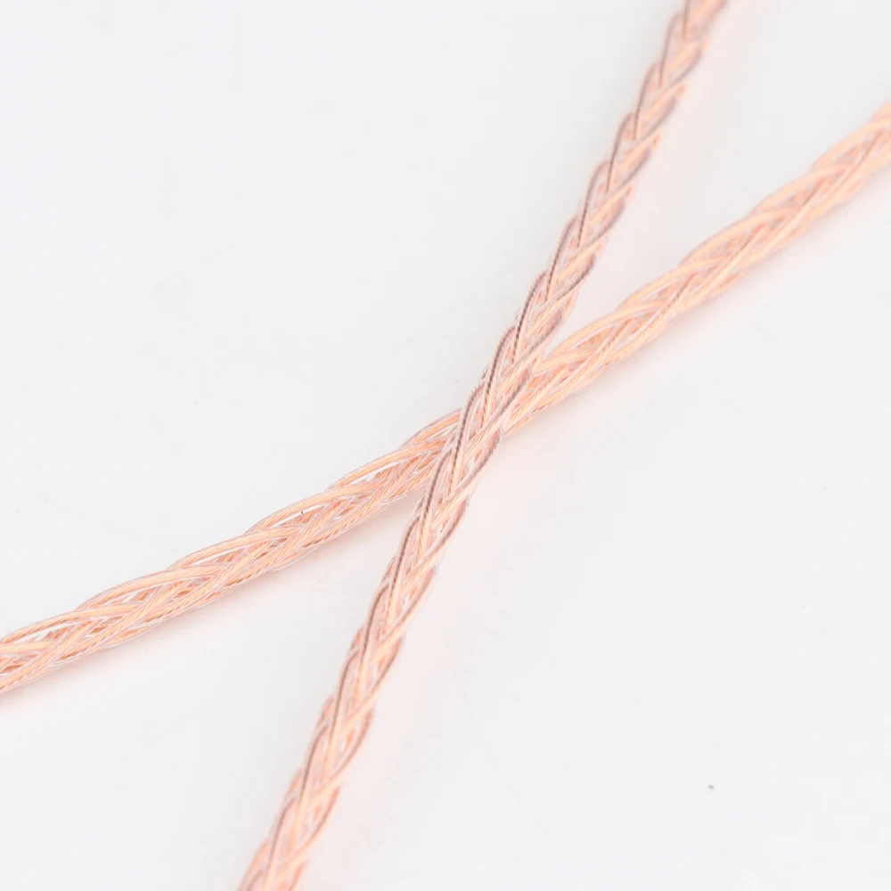 Обновленный медный провод для наушников 6N OCC аудио сделай сам Удлинительный