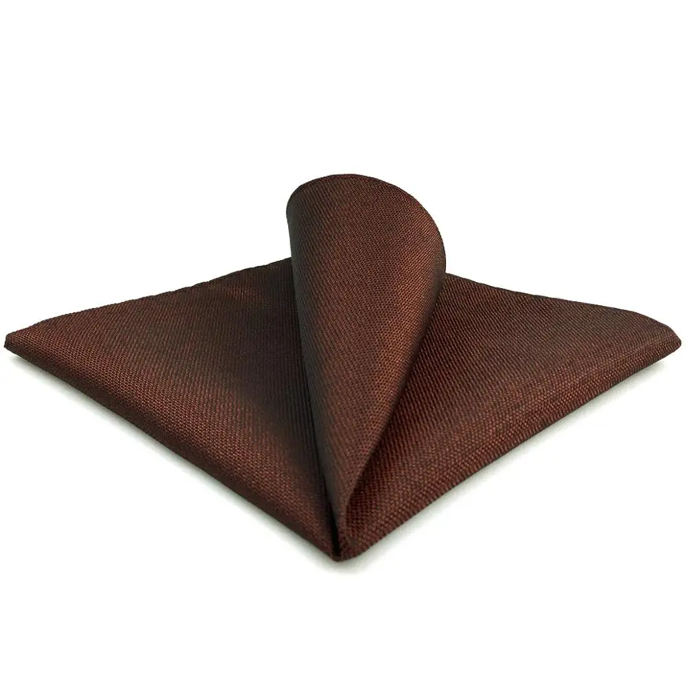 FH32 Твердые бордовые карманные квадратные вечерние носовые платки большой 12