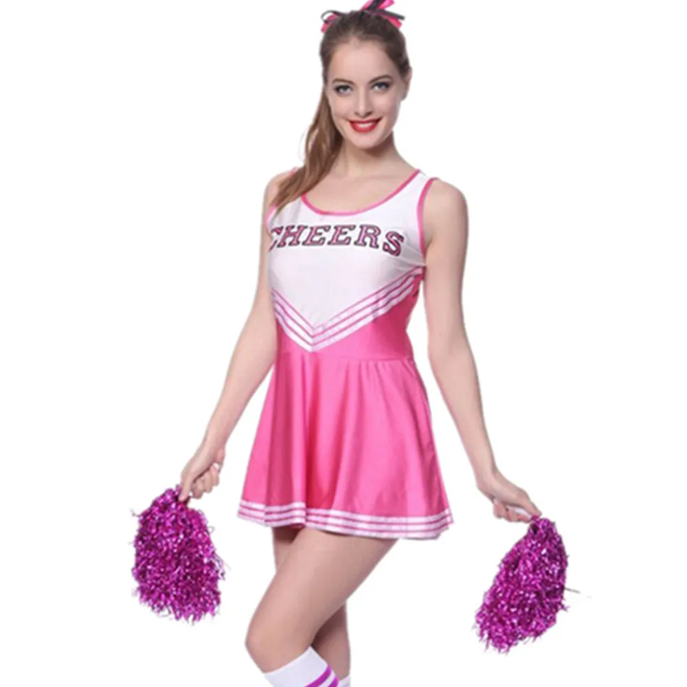 Женская секси костюм чирлидерши школьные маскарадные туфли в стиле для девочек