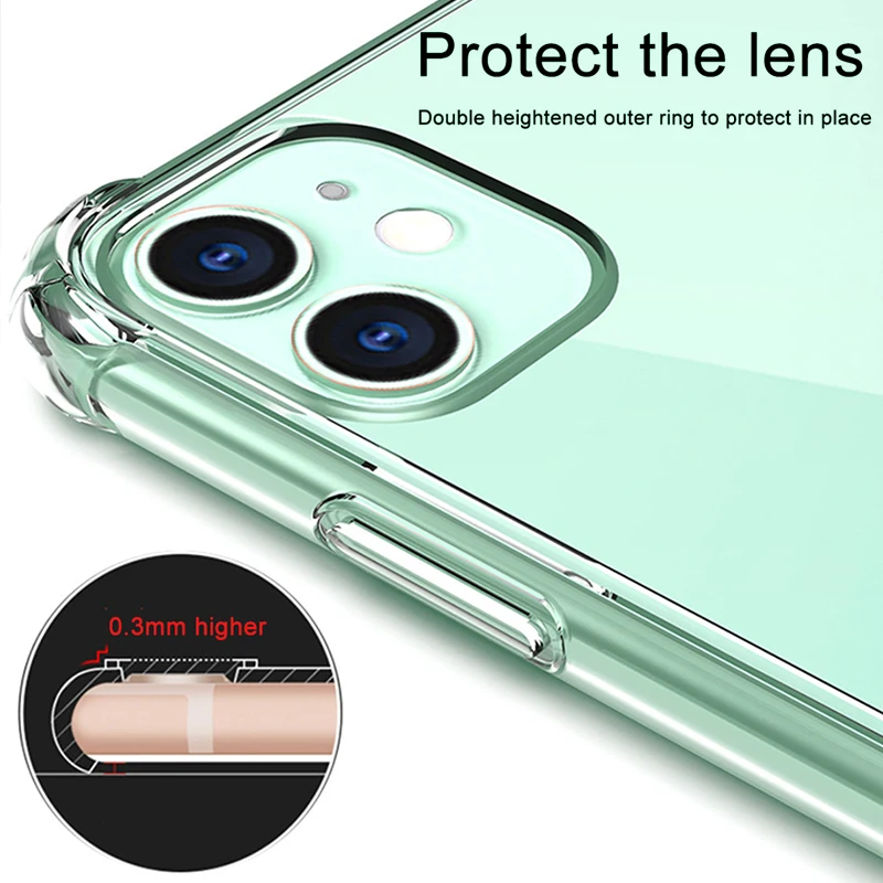 Роскошный силиконовый чехол для iphone 11 Pro Xs max XR противоударный X 6 7 8 Plus SE 2020