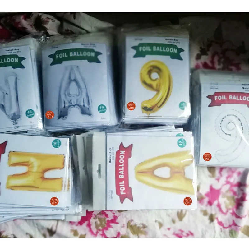 Отдельная упаковка для розничной продажи алфавита от A до Z/количество 0 9