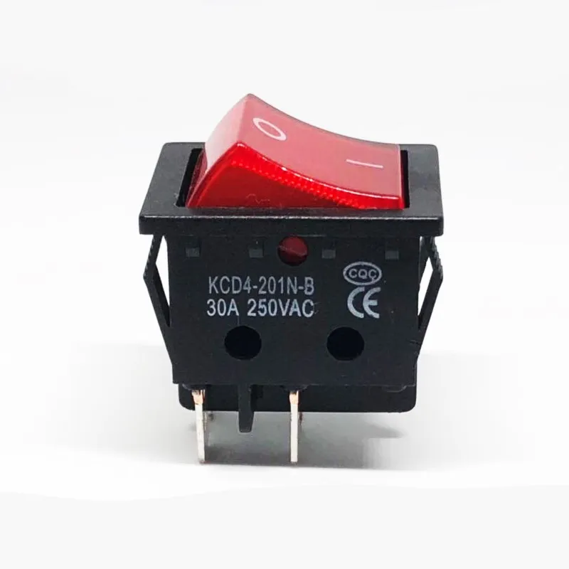 KCD4-201 on off 30A/250V 16A/250V heavy duty 4 pin t85 rocker switch with light 12V 24V 110V 220V 380V | Обустройство дома