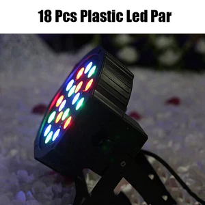 Сценический прожектор Dj RGB, 18 светодиодов, DMX 512, 7 каналов, противотуманная машина вечерние НКИ, дискотеки, сцены, представлений, свадьбы, танцев, ночного клуба
