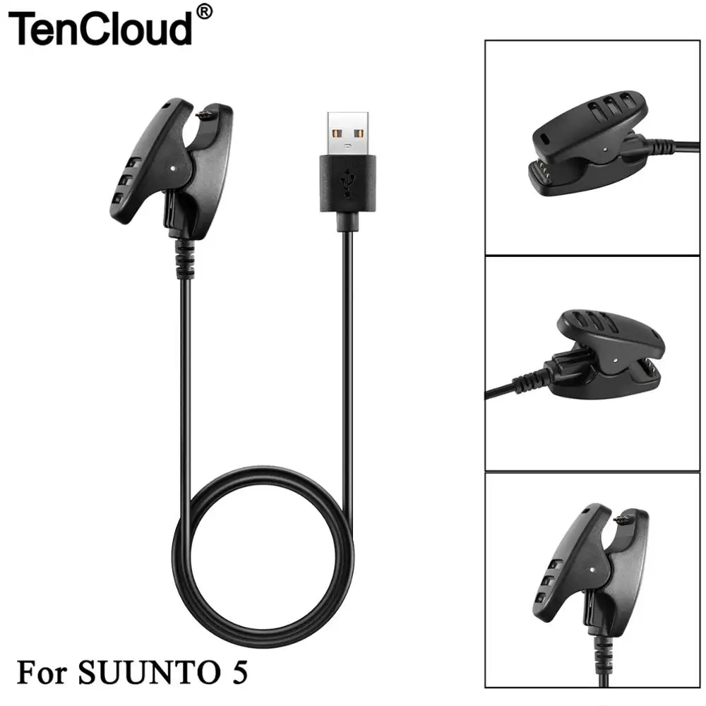 Зарядное устройство USB для Suunto 5 зажим зарядного кабеля 3 Fitness/Спартанский