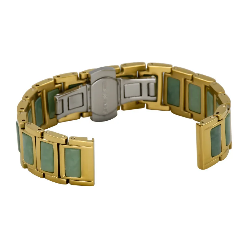 

2020 Special Offer Promotion Shenzhen Goffel Factory Jade Watch Men And Women Field Flat Steel Band Oem Wholesale