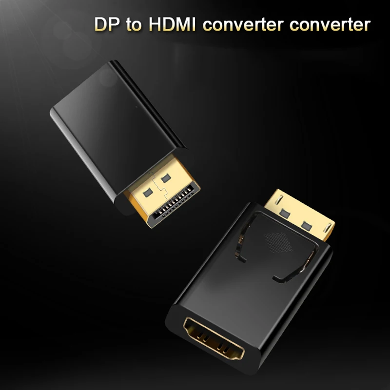 Адаптер DisplayPort в HDMI совместимый конвертер DP адаптер для HD ТВ кабеля Видео Аудио ПК