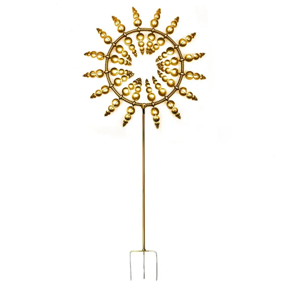 

Уникальная и волшебная металлическая ветряная мельница, Спиннеры для ловли ветра, двор, патио, газон, садовое украшение, уличная Волшебная в...