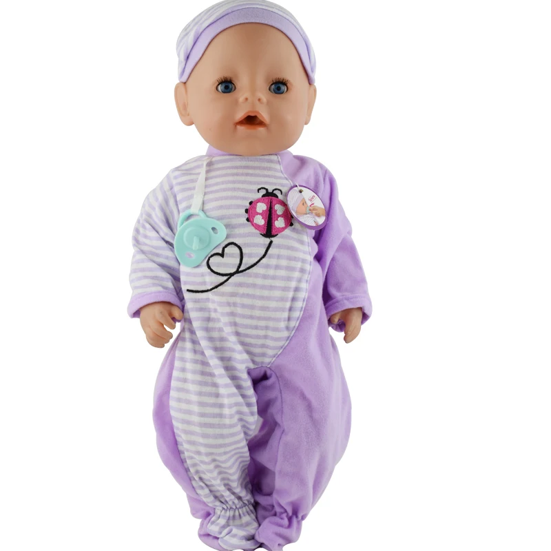 Модная одежда подходит для кукол-новорожденных 43 см Одежда кукол 17 дюймов 15