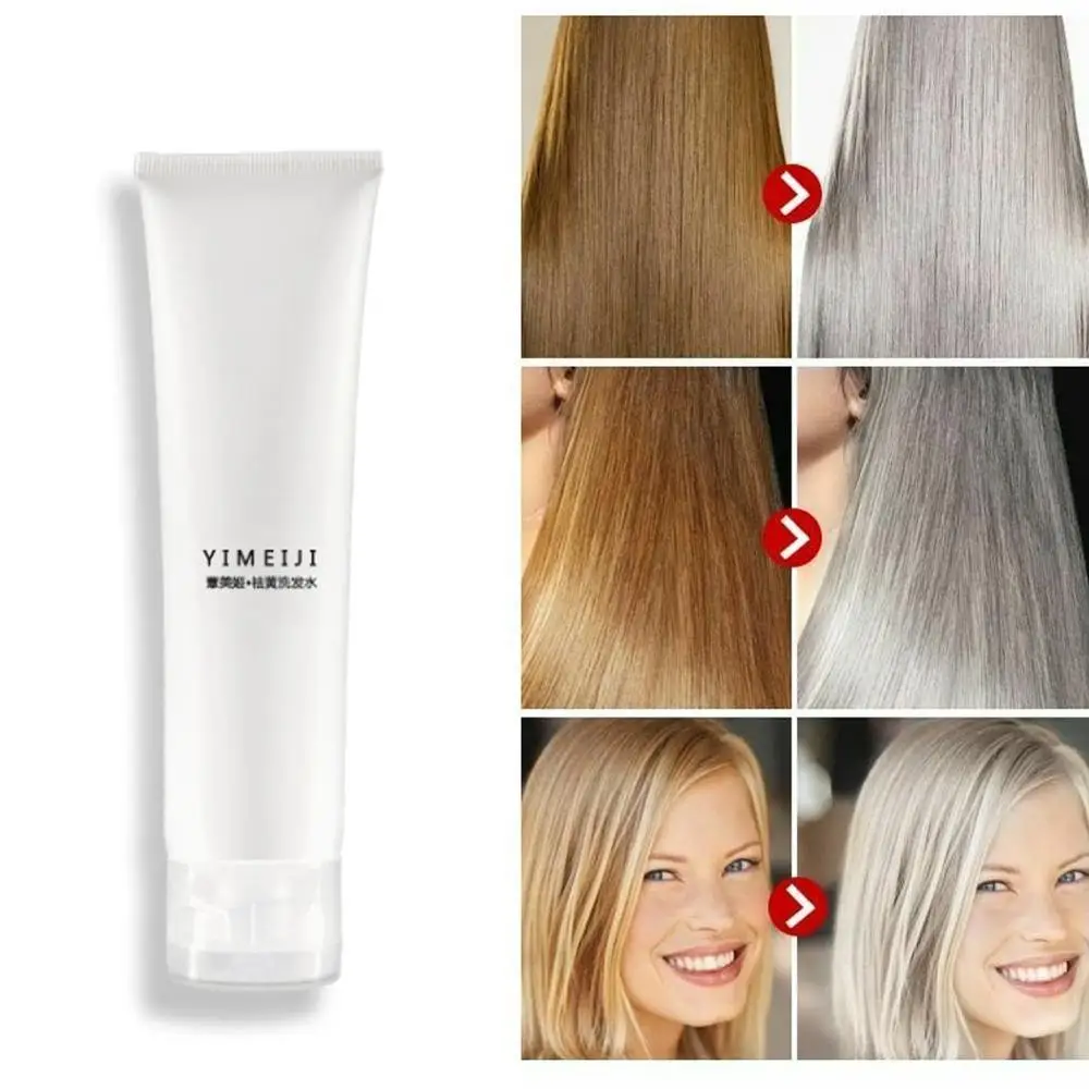 100 мл Восстанавливающий эффективный фиолетовый шампунь для светлых волос