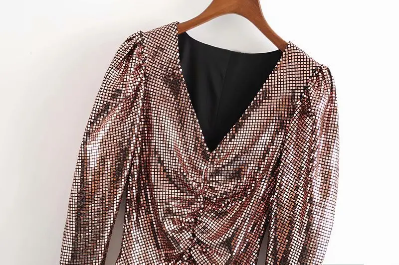 Горячая Распродажа американские женские сексуальные HH70-2534 со складками 2019