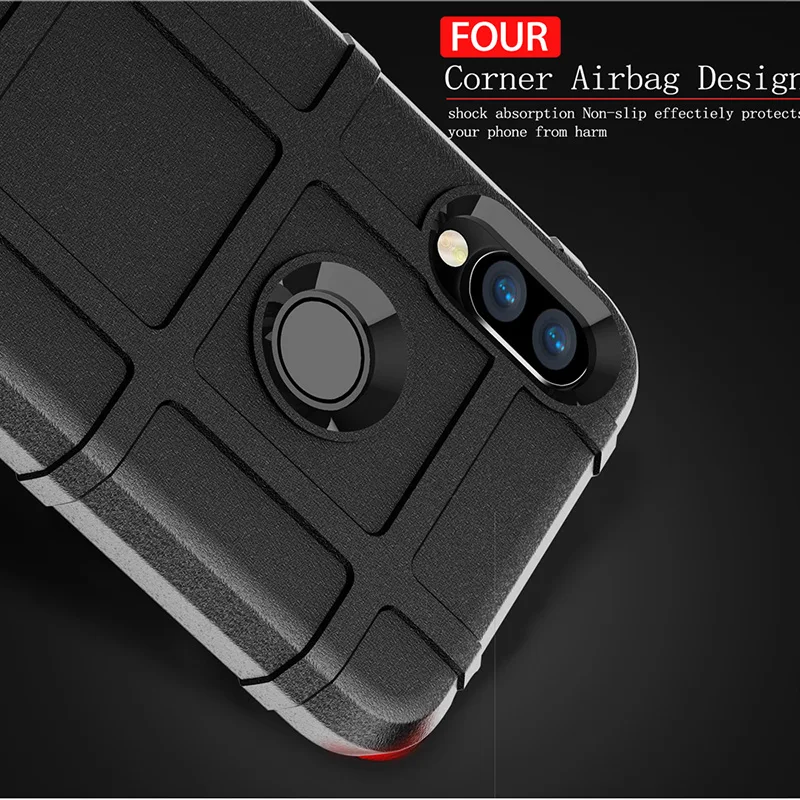 Y7 2019 case For huawei Anti-shock Shockproof Armor Rubber Bumper Protection Phone Cover | Мобильные телефоны и