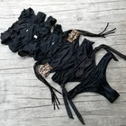 Женские плавки-бикини с низкой талией для девочек, купальник для плавания, черный бикини, бразильские плавки, сексуальный купальник, плавки-стринги