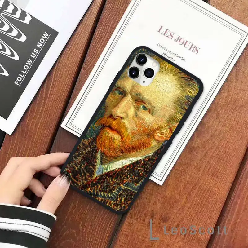 

paintings Starry Night Van Gogh Phone Case for iPhone 11 12 mini pro XS MAX 8 7 6 6S Plus X 5S SE 2020 XR