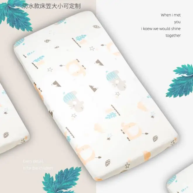Детская кровать детская кроватка коврик наборы постельного белья лист Детские