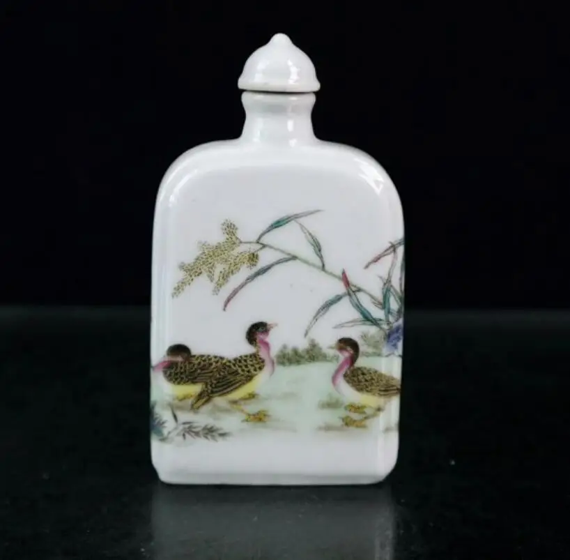 

China seiko ceramic Snuff bottles crafts statue