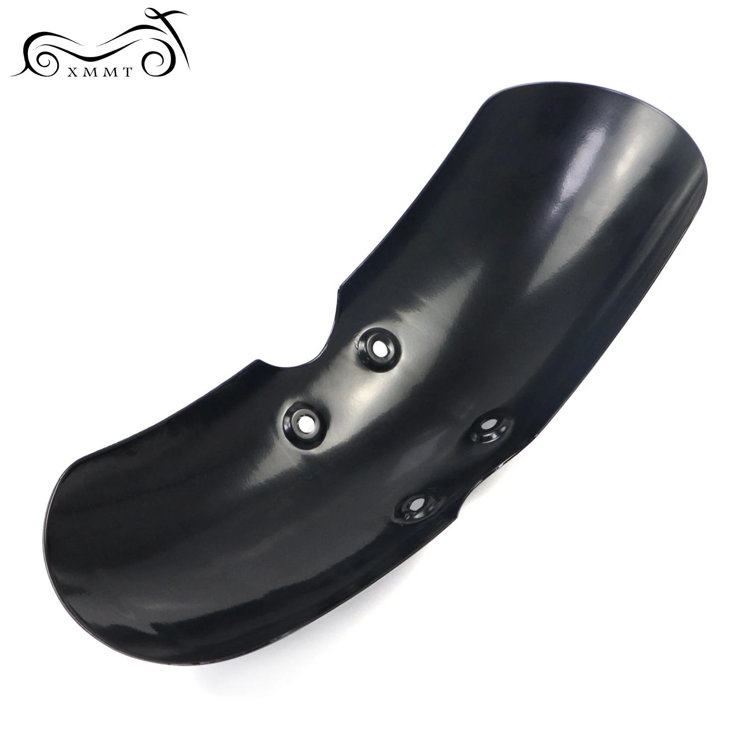 Черное стальное короткое переднее крыло для мотоцикла брызговик триумфа