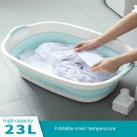 king size laundry tub home intelligent thermostatic basin thick rectangular basin non slip multi purpose bathroom folding basin