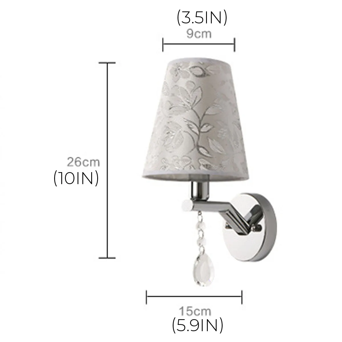 

Wall Lights Lamp Sconce Switch Light Indoor Bedroom Wall Lights E27 Bulb Modern Bedside Lighting For Home Decor