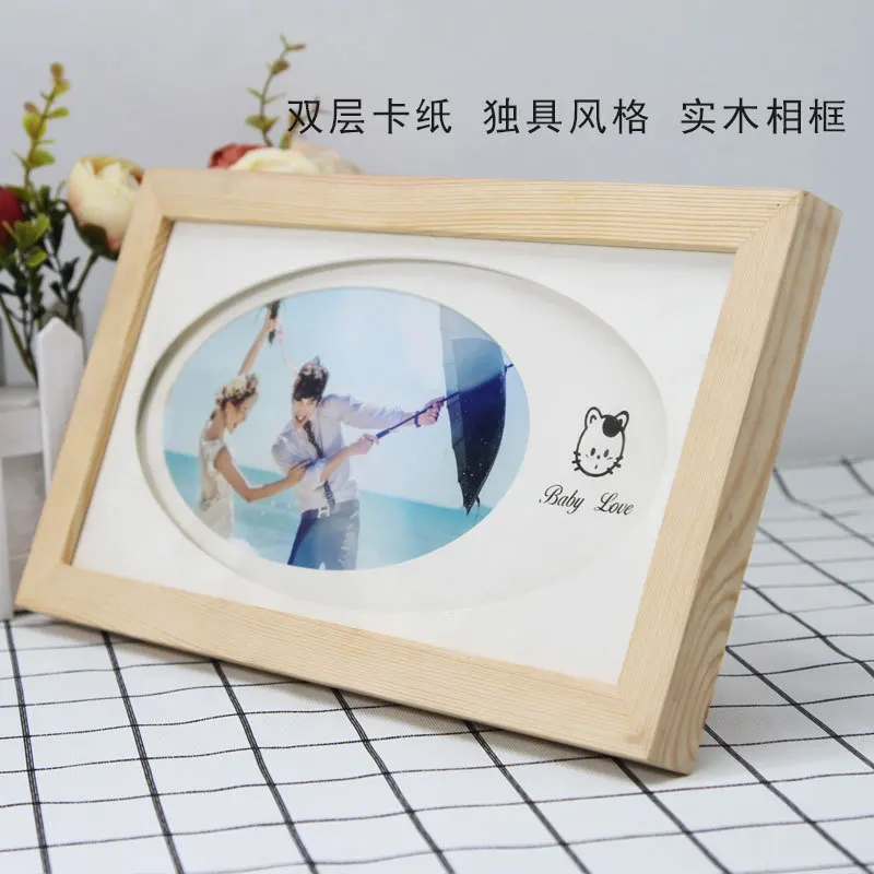 1 шт. цельная деревянная креативная комбинационная рамка Детская Свадебная