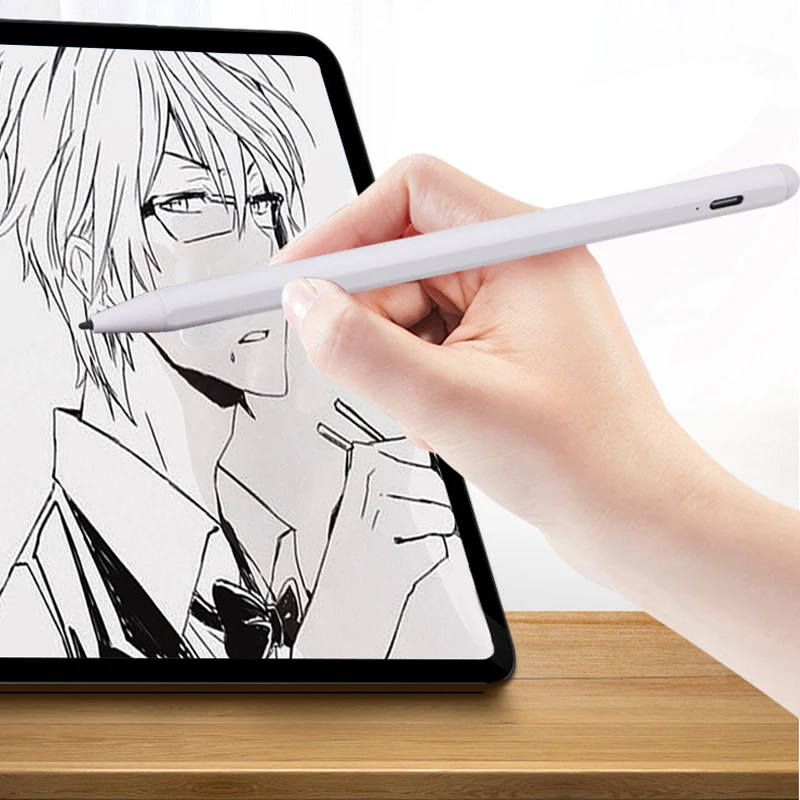 Стилус активный для планшета 2 го поколения Apple iPad 2018 и 2019 с тонким наконечником 0